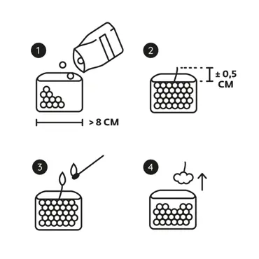 Scentchips kaarsenzand 250gr wit - afbeelding 5