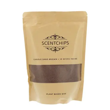 Scentchips kaarsenzand 500gr bruin
