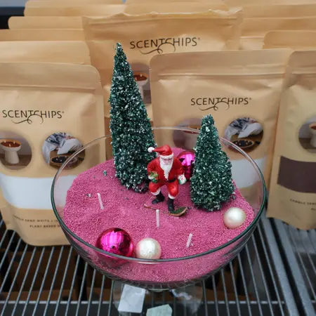 Scentchips kaarsenzand 500gr paars - afbeelding 7