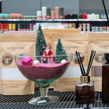 Scentchips kaarsenzand 500gr paars - afbeelding 8