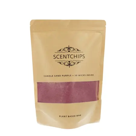 Scentchips kaarsenzand 500gr paars - afbeelding 1