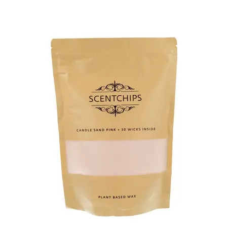 Scentchips kaarsenzand 500gr roze - afbeelding 1