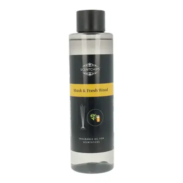 Scentchips Navulling geurstokjes Musk & Vers hout - 400ml - afbeelding 1