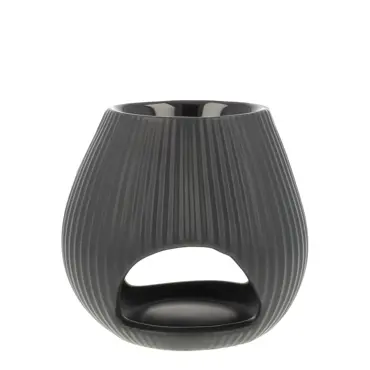 Scentchips Oval Low Zwart waxbrander geurbrander