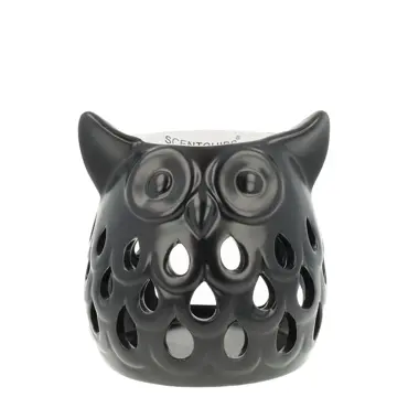 Scentchips Uil Cut Out Mat Zwart waxbrander geurbrander