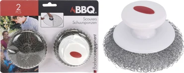 SCHUURSPONS SET 2STS VOOR BBQ