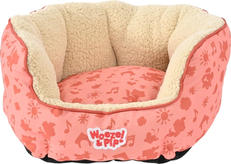 Slaapmand rond Woezel en Pip d50cm roze - afbeelding 1