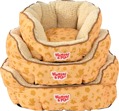 Slaapmand rond Woezel en Pip d60cm geel - afbeelding 2