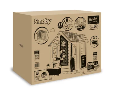Smoby Speelhuis garden house doos