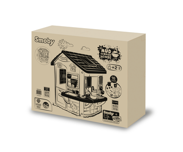 Smoby Speelhuis Mud Cooking House verpakking doos