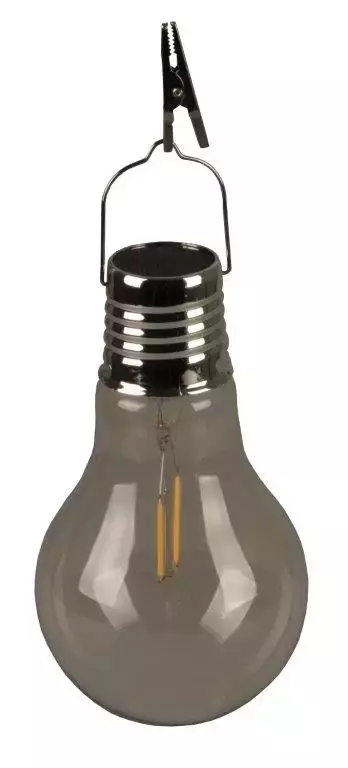 Solar filament glass bulb