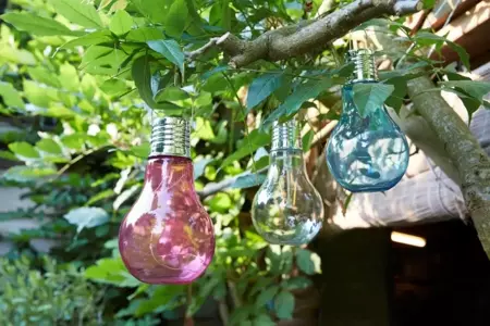 Solar glass bulb bl, pink, tr - afbeelding 5