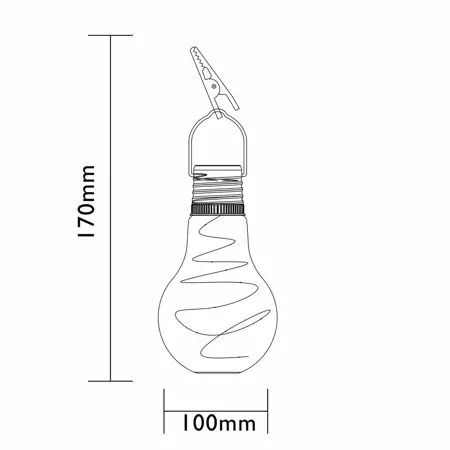 Solar glass bulb bl, pink, tr - afbeelding 4