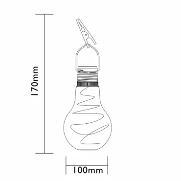 Solar glass bulb bl, pink, tr - afbeelding 4