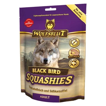 Squashies black bird adult 300g