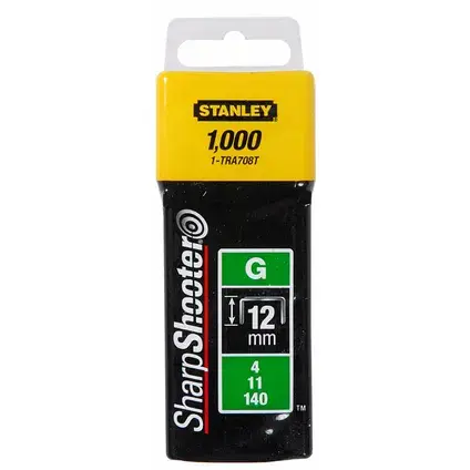 Stanley Nieten 12mm type g 1000st
