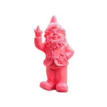 Stoobz kabouter f*ck you fuchsia 20cm - afbeelding 1