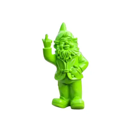 Stoobz kabouter f*ck you lime 20cm - afbeelding 1