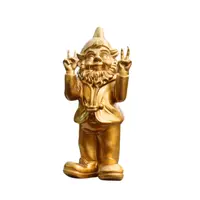 Stoobz kabouter peace goud 31cm