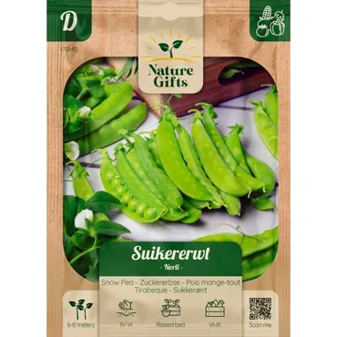 Suikererwt norli per 7m - afbeelding 1