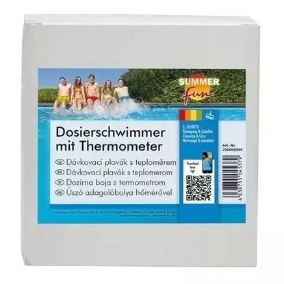 Summer Fun Chloordrijver klein met thermometer - afbeelding 2