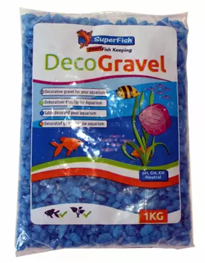 Superfish Deco Aquaria grind neon blauw 1kg