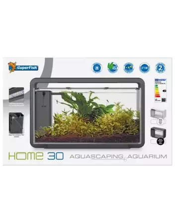 Superfish Home 30 aquarium wit - afbeelding 1