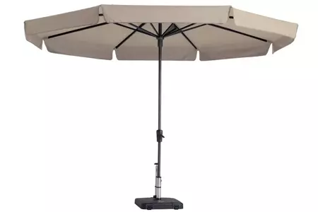 Parasol Syros Rond Ø3,5m - Ecru - afbeelding 1