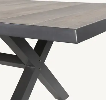 Tafel Castilla 2.0 negro 243x103cm