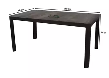 Dining Tuintafel Castilla Negro 160x90cm - afbeelding 3