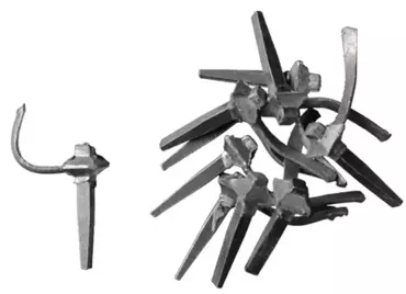 Takkengeleiders metaal 10 stuks - afbeelding 2
