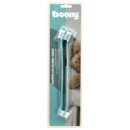 Tandenborstel hond 2-zijdig 2st