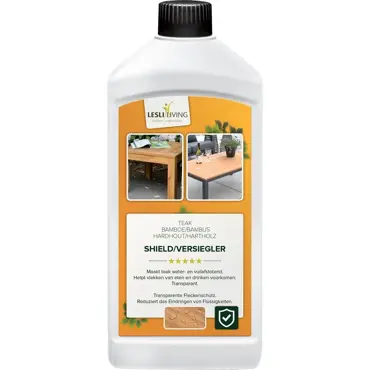 Teak en hardhout shield transparant - 1000ml