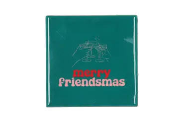 Tegeltje Merry Friendsmas 10x10x1cm