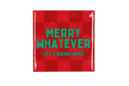 Tegeltje Merry whatever 10x10x1cm