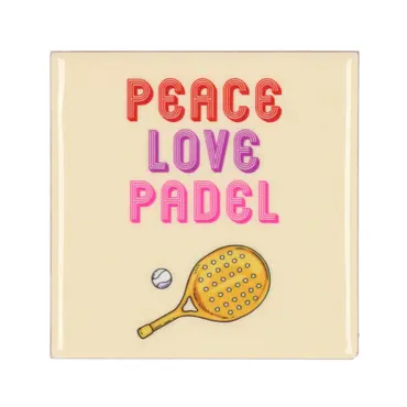 Tegeltje Padel Beige 10X10X1cm