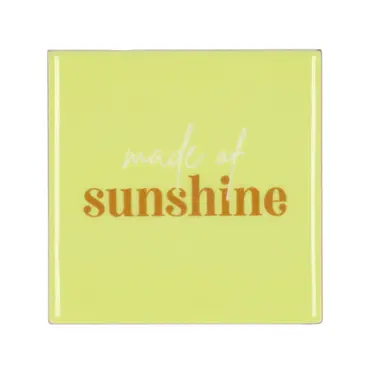 Tegeltje Sunshine Groen 10X10X1CM