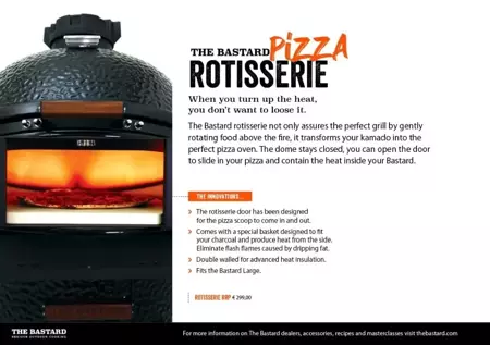 The Bastard pizza-rotisserie Large
