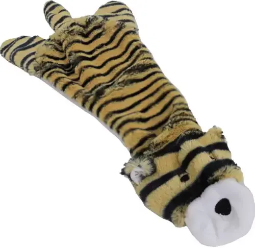 Tijger plat bruin zwart l55cm