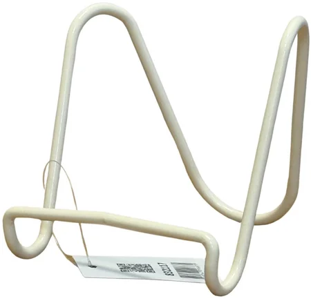 TILE RACK WHITE SAND CREAM METAL ASS 8X10X9CM