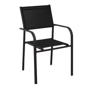 Tuinstoel DUCA  Graphite/Black - afbeelding 1