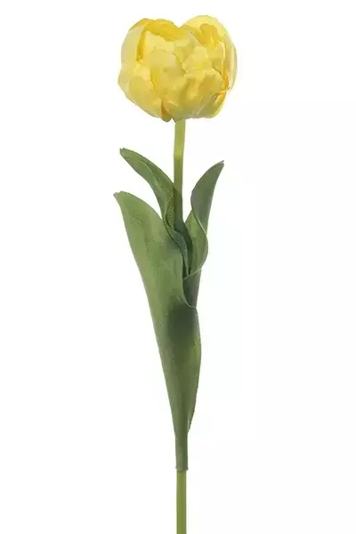 Kunstbloem Tulp - Geel