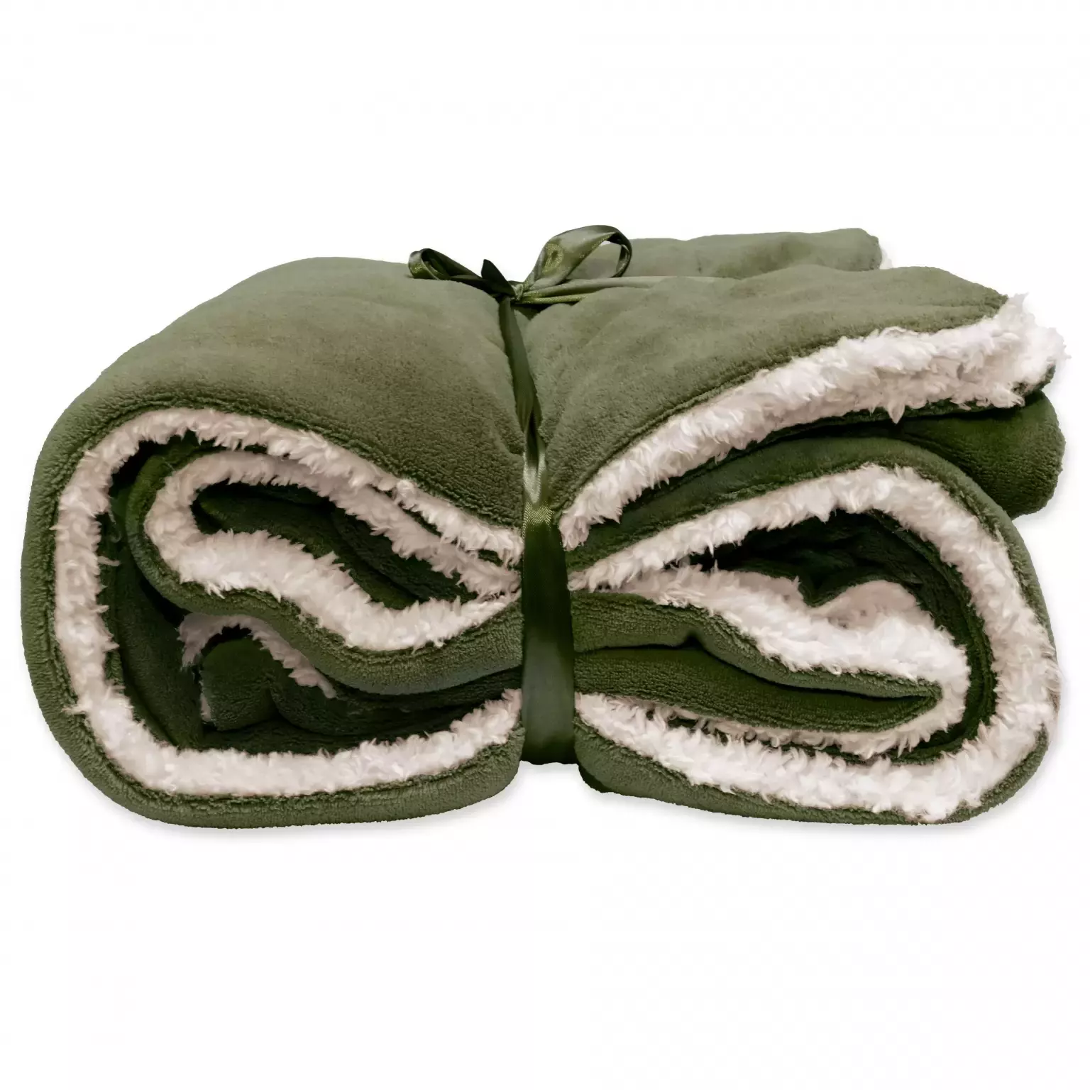 Unique Living Fleece Plaid Lars 200x150cm - Diepgroen