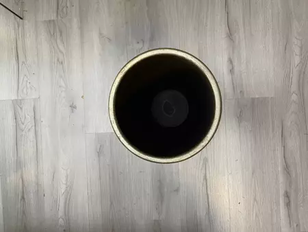 Vaas mira d26h50cm industrieel goud - afbeelding 3