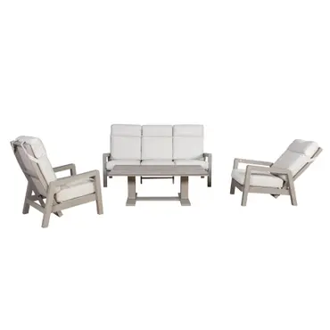 Valerio Loungeset Taupe - afbeelding 2