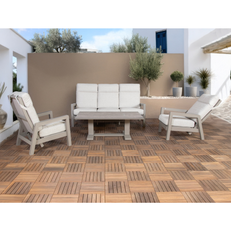 Valerio Loungeset Taupe PRE-ORDER - afbeelding 3