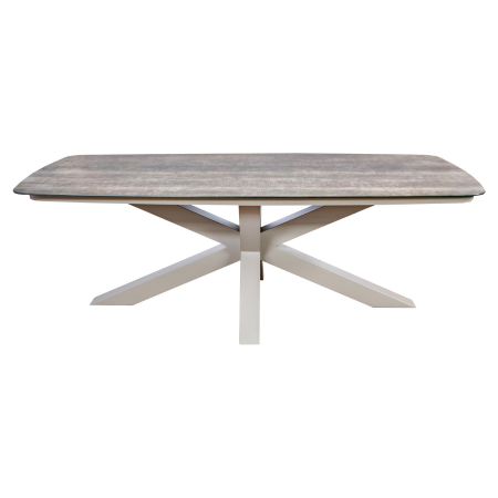 Valerio Tafel 220 x 100 cm Taupe PRE-ORDER - afbeelding 2