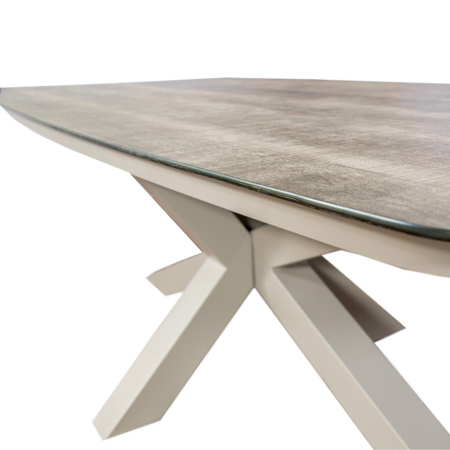 Valerio Tafel 220 x 100 cm Taupe PRE-ORDER - afbeelding 3