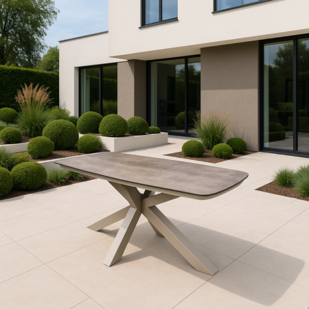 Valerio Tafel 220 x 100 cm Taupe PRE-ORDER - afbeelding 5