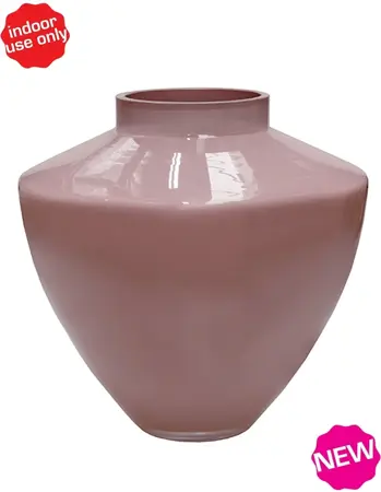 Vase The World Vaas kagera Ø33 x H32cm pastel roze - afbeelding 1